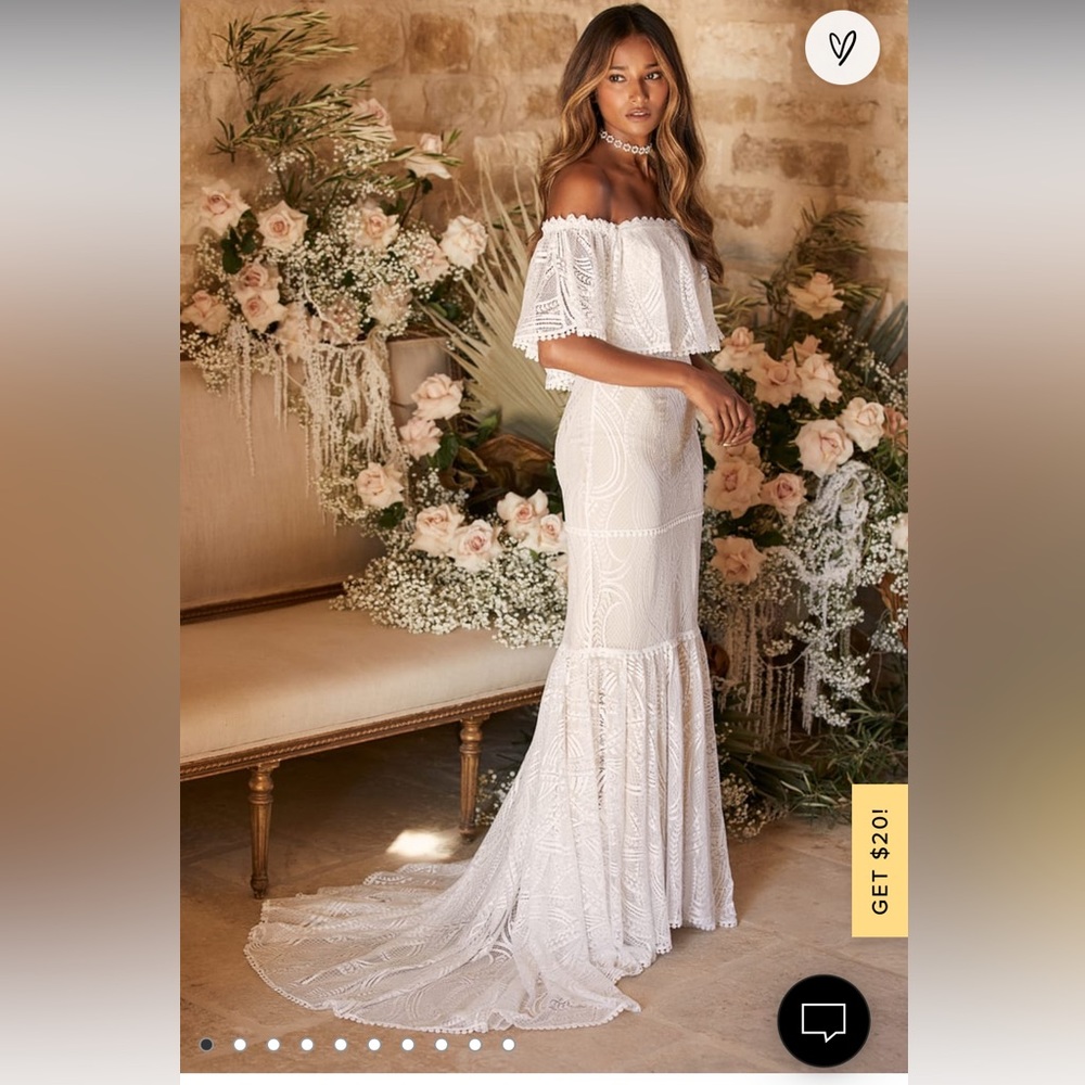 Wedding dress, engagement photo dress, rehearsal dinner dress